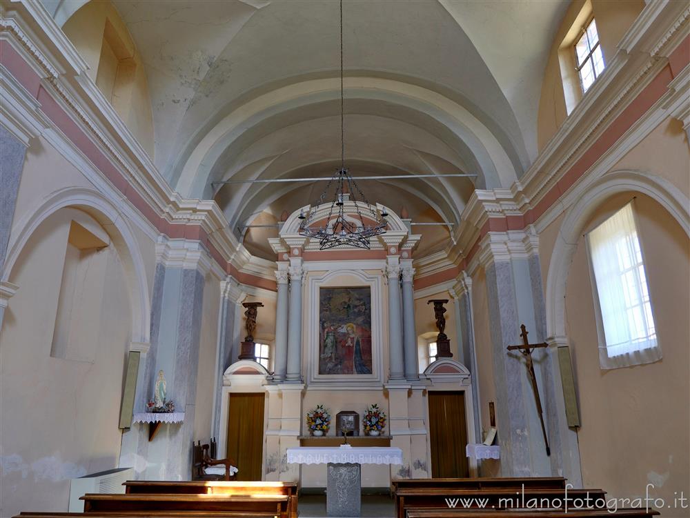 Sandigliano (Biella) - Interno del Santuario della Madonna del Boscazzo